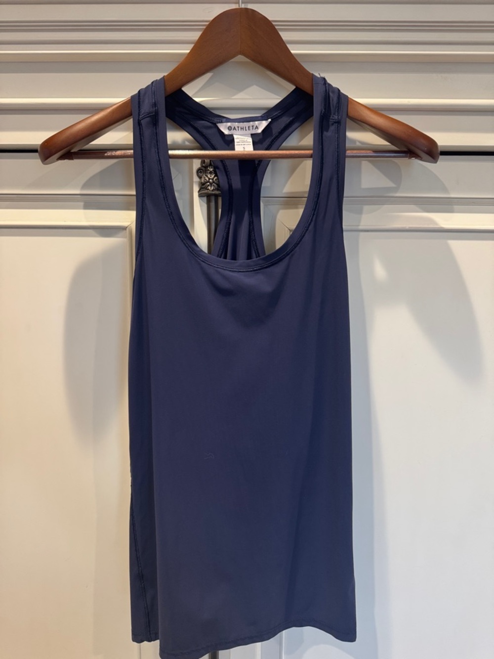 Athleta Deep Navy Racerback Performance Tank